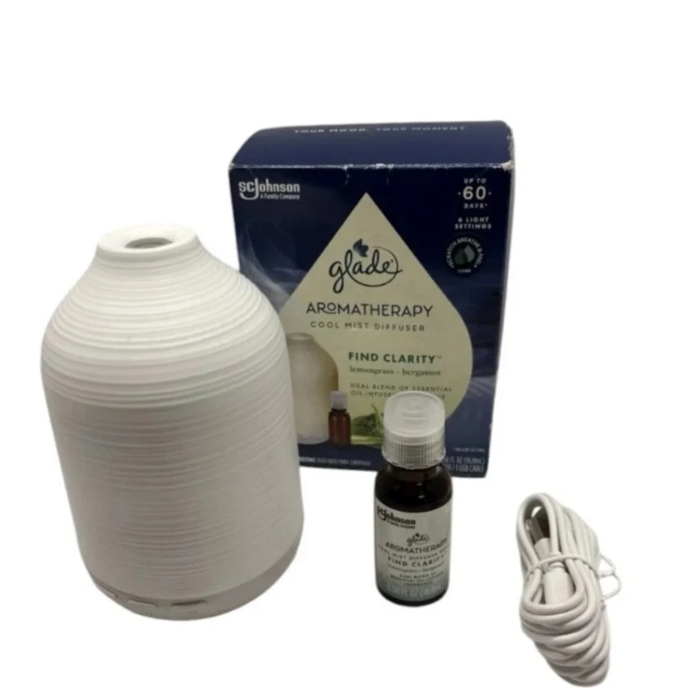 Glade Aromatherapy Essential Oil Diffuser, Lemongrass & Bergamot